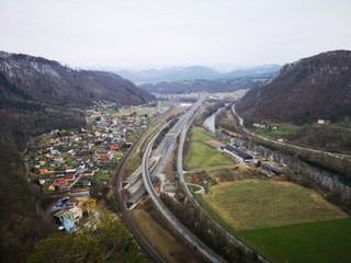 Phyrnautobahn A9 von Plabutsch, Steiermark