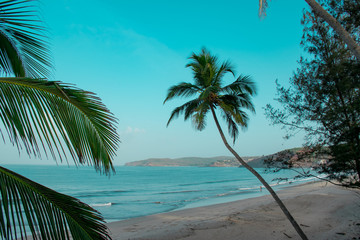Obraz na płótnie Canvas View of beautiful Velneshwar beach in India