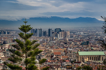Obraz premium A look at the city of Naples Italy