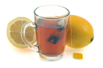 Tasse de thé au citron