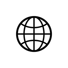 Vector illustration, globe icon design