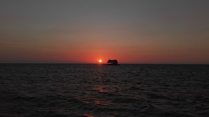 Fototapeta premium Carribean sunset