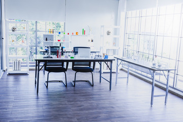 Scientific laboratory equipment in the laboratory.