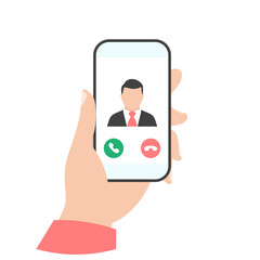 Phone in your hand. Call