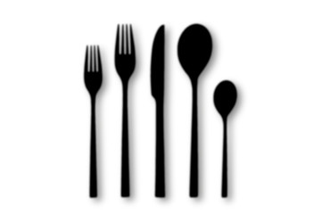 cutlery on a white background isolate