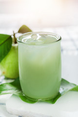 Guava juice and fresh Guava