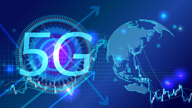 5G-グローバルネットワークサイバーコミュニケーションITイメージ背景