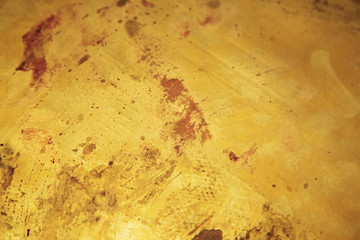 Textured surface of an old dirty copper plate