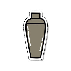 shaker doodle icon, vector illustration