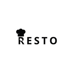 Restaurant, resto, food court, cafe logo template.