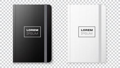 Realistic notebook mock up for your image