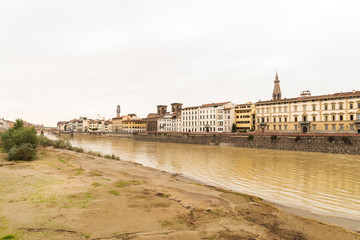 Fototapeta na wymiar Walking around Florence City In Tuscany Region, Italy.