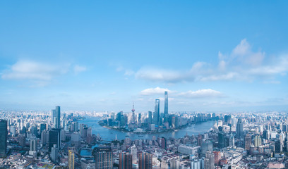 Shanghai City Panorama View