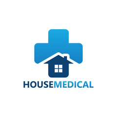 House Medical Logo Template Design