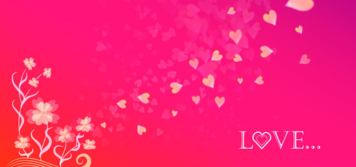 Heart love valentine New Background