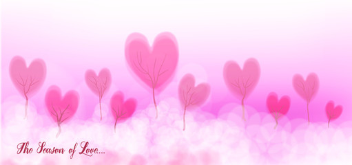 Heart love valentine New Background
