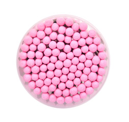 Black and pink ear stick cleaner.