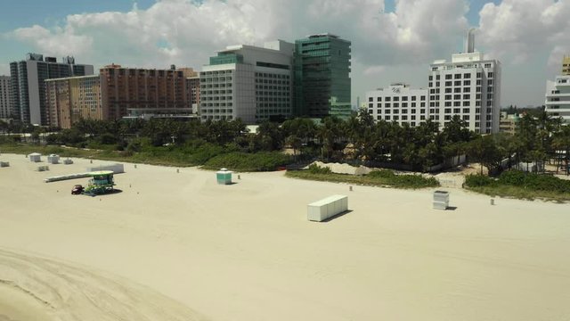 Miami beach shut down Coronavirus Covid 19 stay at home order