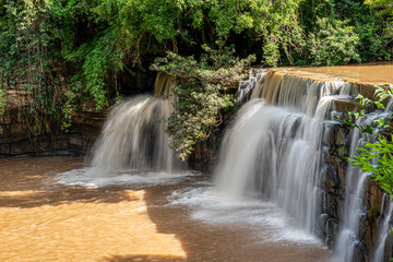 Waterfall in deep forest of Thailand