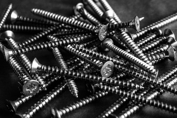 metalic screws for building and business