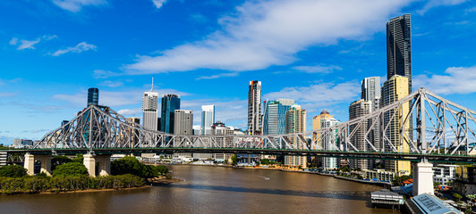 Obraz premium Brisbane City, Queensland, Australia