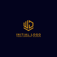 inspiring logo designs for companies from the initial letters of the WC logo icon. -Vectors