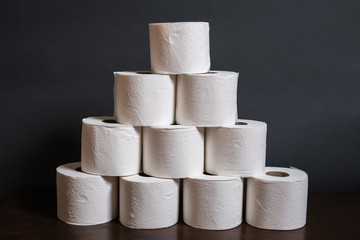 rolls of toilet paper 