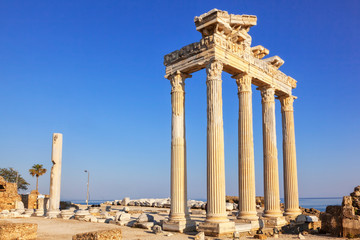 Ancient greek temple in turkie