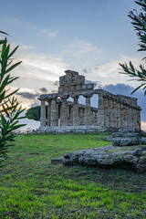 Temple of Athena in Paestum Italy