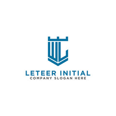 inspiring logo designs for companies from the initial letters of the WL logo icon. -Vectors