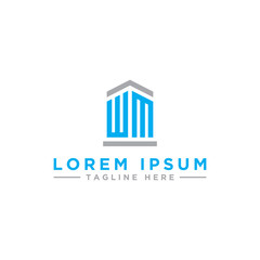 inspiring logo designs for companies from the initial letters of the WM logo icon. -Vectors