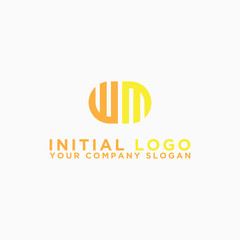 inspiring logo designs for companies from the initial letters of the WM logo icon. -Vectors