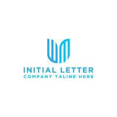 inspiring logo designs for companies from the initial letters of the WM logo icon. -Vectors