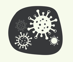 Coronavirus CoV 2019, SARS-Covid-2. Infographics.