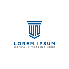 inspiring logo designs for companies from the initial letters of the WN logo icon. -Vectors