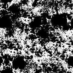 Black and white grunge spotted pattern
