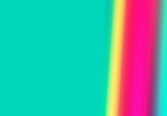 Abstract blurred gradient mesh background in bright rainbow colors. Colorful smooth banner template.