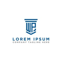 inspiring logo designs for companies from the initial letters of the WP logo icon. -Vectors