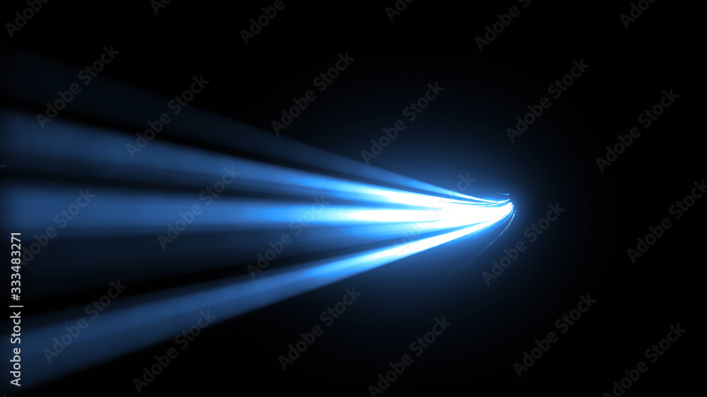 Poster abstract glowing light strokes background/ illustration of an abstract background with glowing 3d li