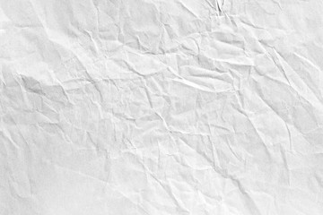 white crumple paper background texture