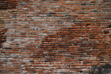 Naklejka premium old red brick wall texture background