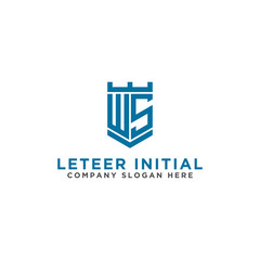 inspiring logo designs for companies from the initial letters of the WS logo icon. -Vectors