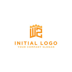 inspiring logo designs for companies from the initial letters of the WZ logo icon. -Vectors