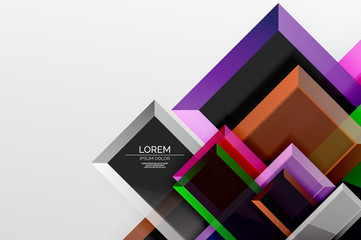 Metal arrow shape background. Abstract geometric background with 3d effect composition For Wallpaper, Banner, Background, Card, Book Illustration, landing page