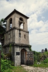 Fototapeta na wymiar old church in a small village