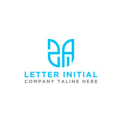 inspiring logo designs for companies from the initial letters of the ZA logo icon. -Vectors