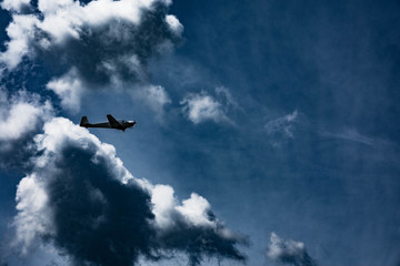 fly away from clouds