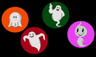 Cartoon Ghosts