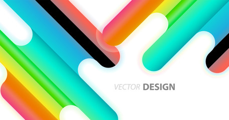 Abstract liquid lines geometric background