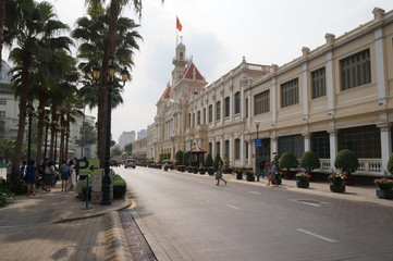 Fototapeta na wymiar People's Committee of Ho Chi Minh City